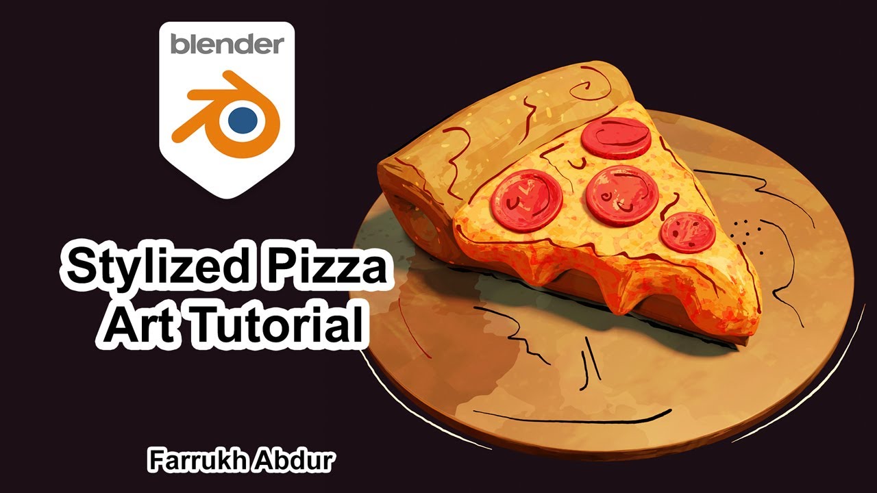 Stylized Pizza Art Tutorial Eevee Tutorials, Tips and Tricks