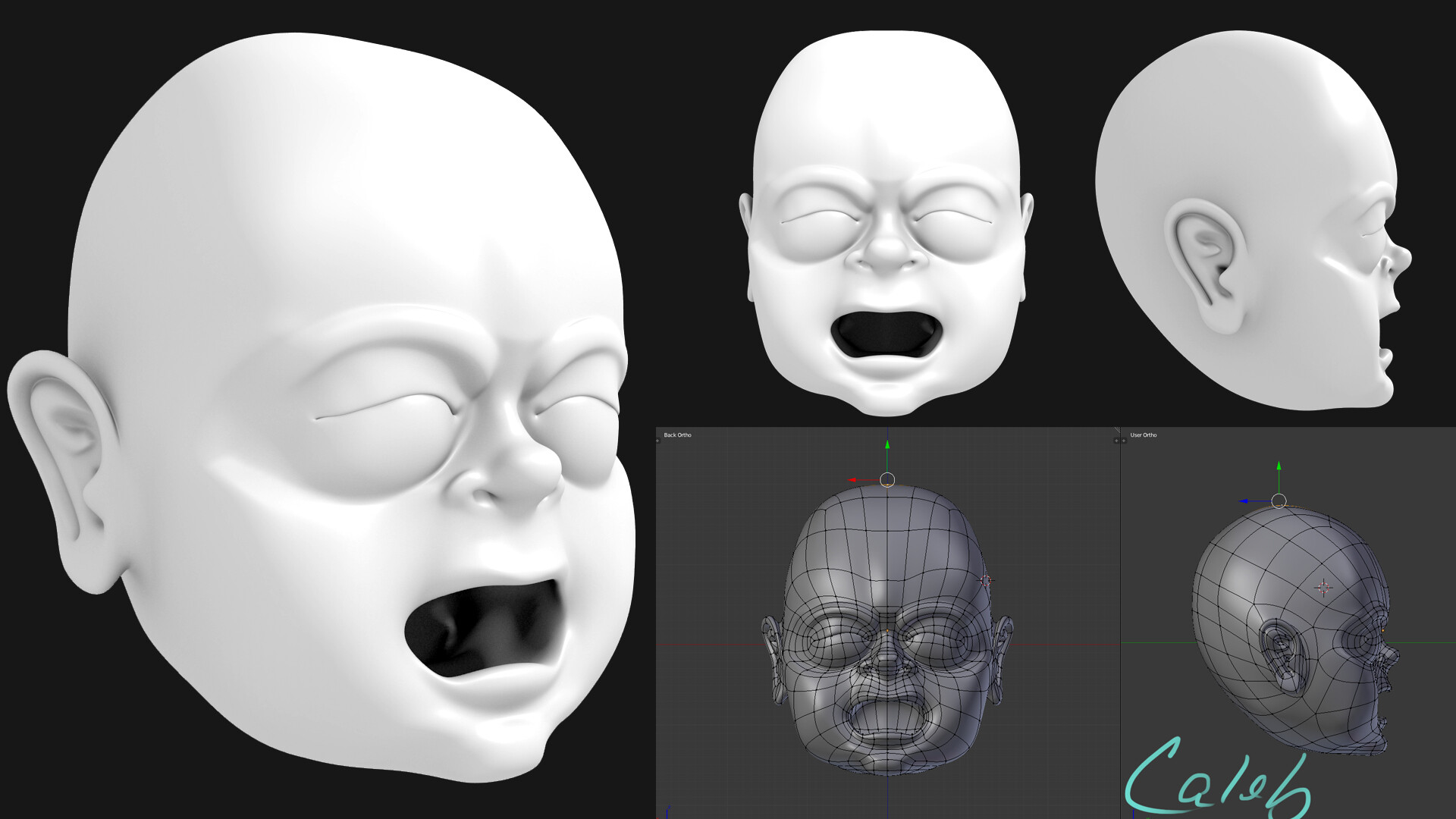 (New Dad) Blender Guru Character Comp Works in Progress Blender