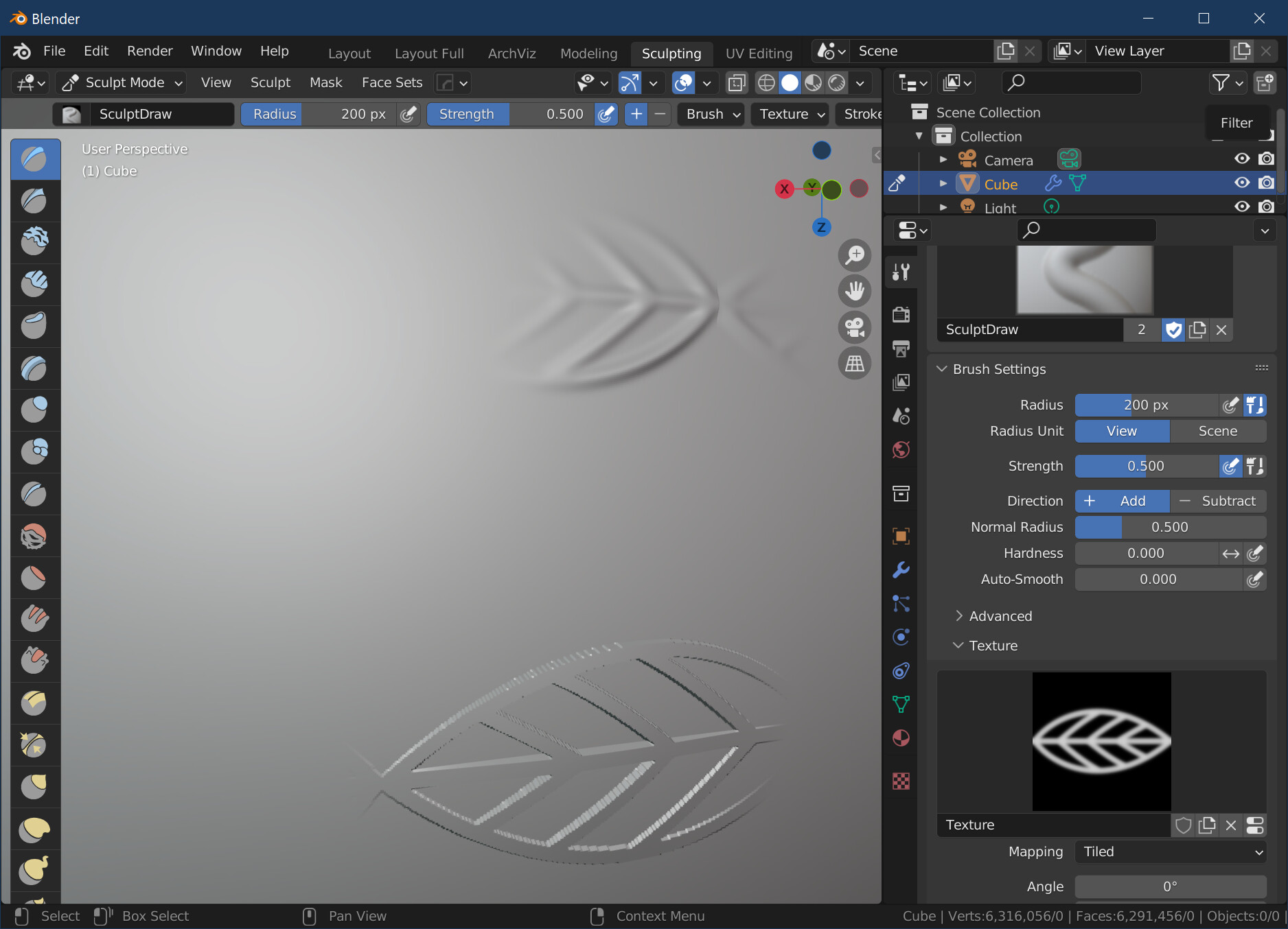Sculpting with Alpha brush causing jagged edges Modeling Blender