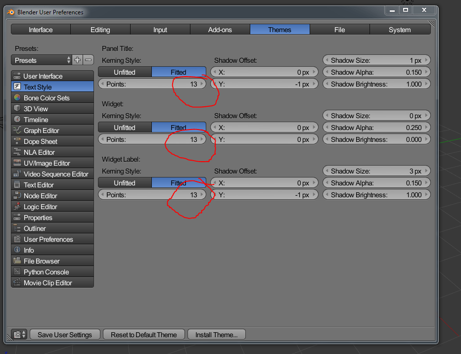 Increase Menu/Tools Font size in Blender 2.7 Improve readability of