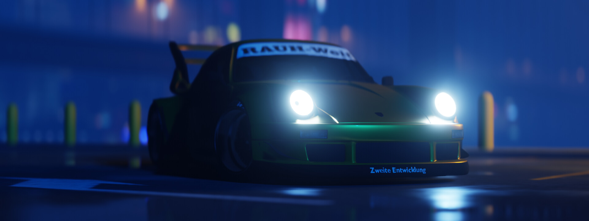 Midnight Warriors Blender Car Cinematic Finished Projects Blender Artists Community