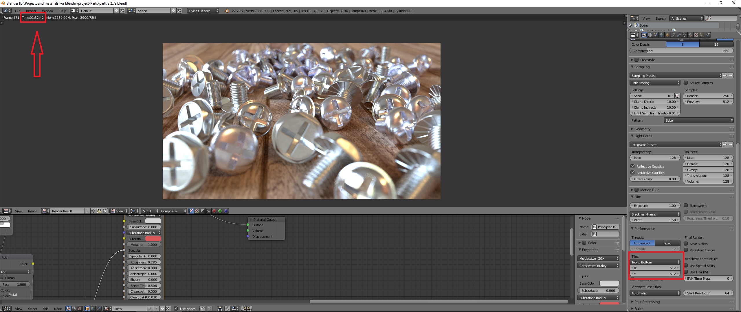 A strand precedens van how to render in blender with gpu Makadám