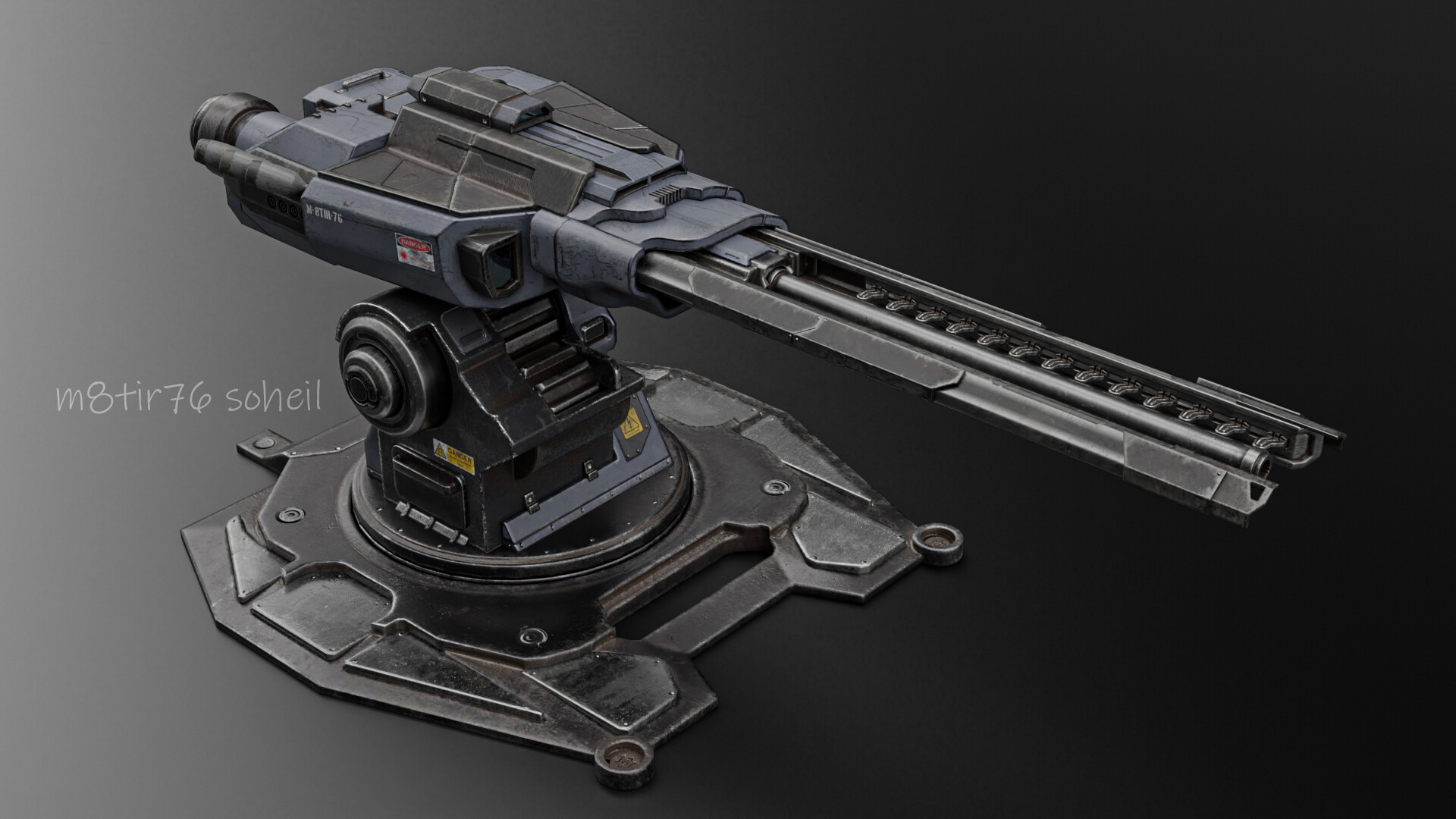Scifi Railgun 🔫 Finished Projects Blender Artists Community
