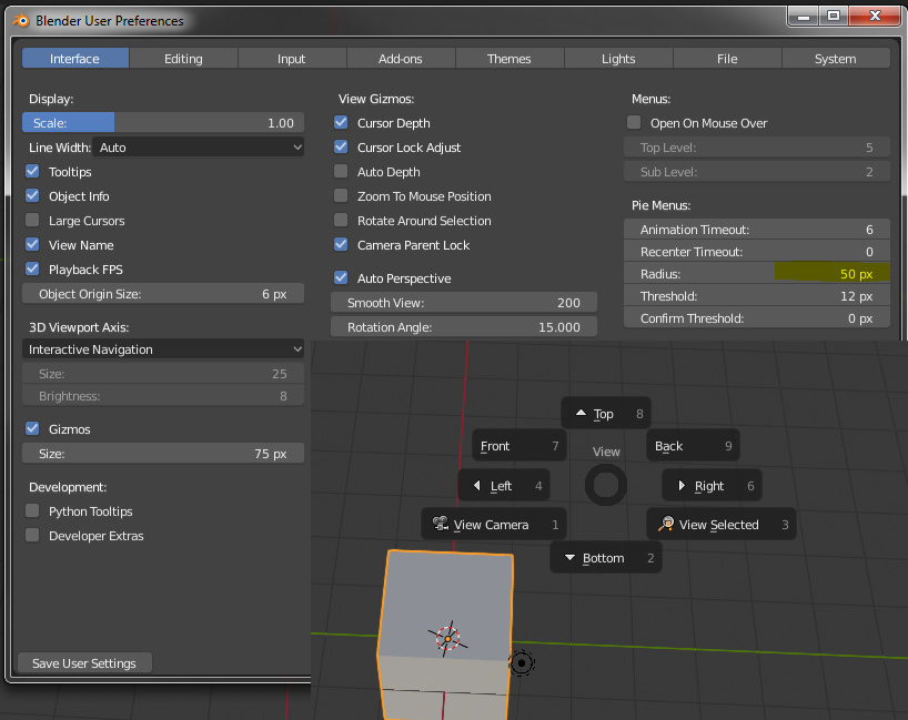 Pie Menu on snapping 46 by Jelleeeey Blender Development