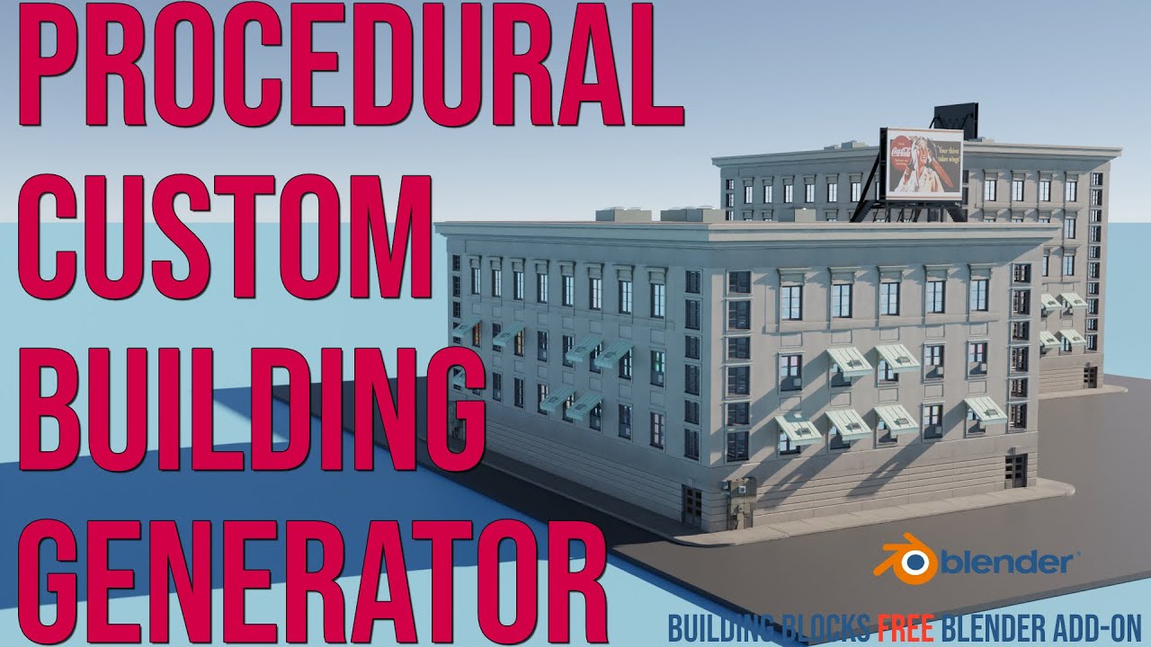 Blender 3.0 Building Blocks addon Released Scripts and Themes