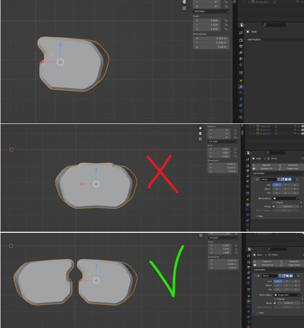 Mirroring issues Basics & Interface Blender Artists Community