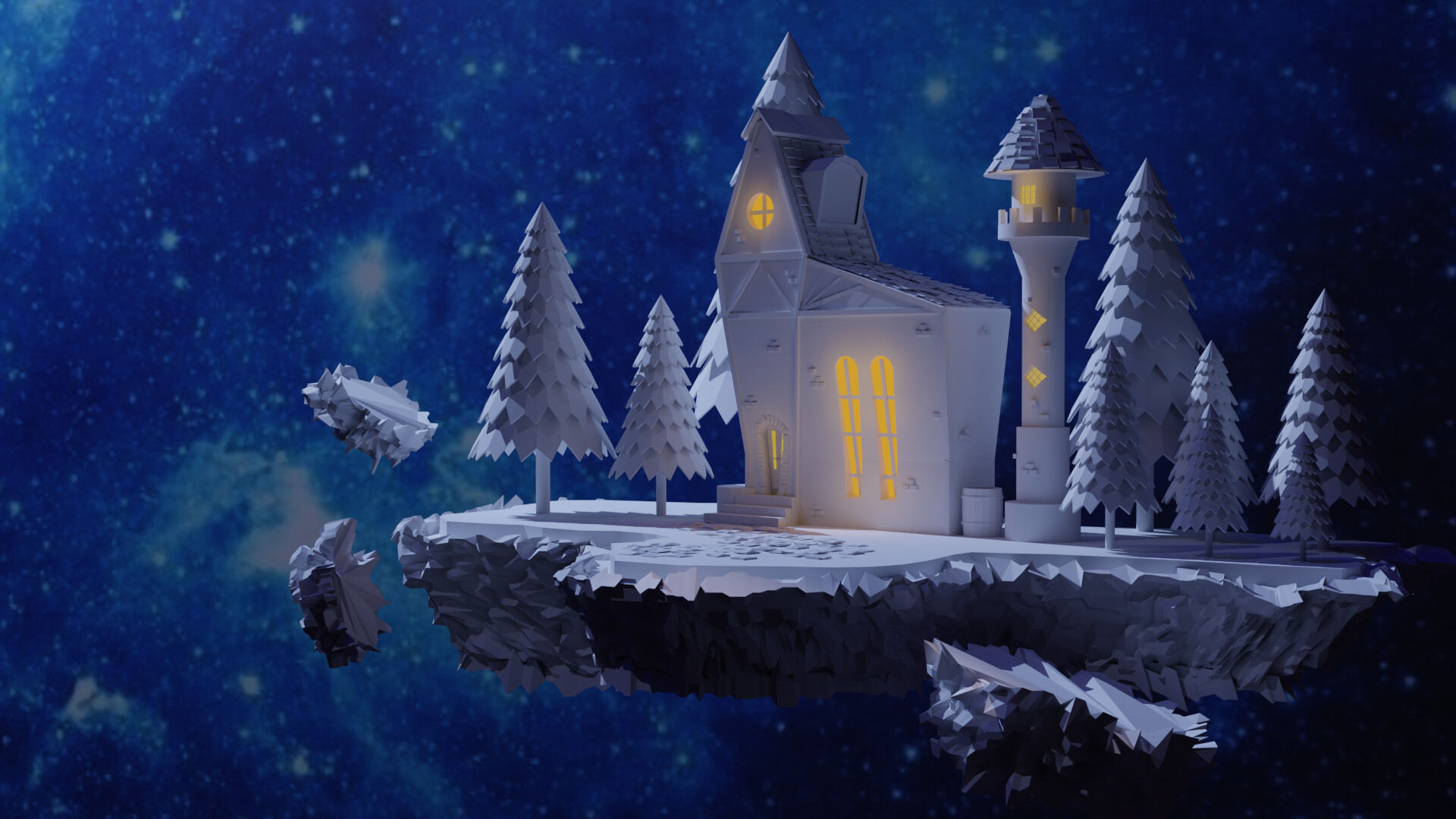 2 month in Blender. Magic House Finished Projects Blender Artists