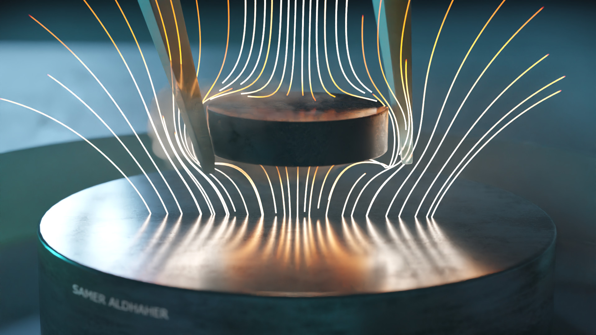 Meissner Effect - Type 1 Superconductor Animation - Finished Projects