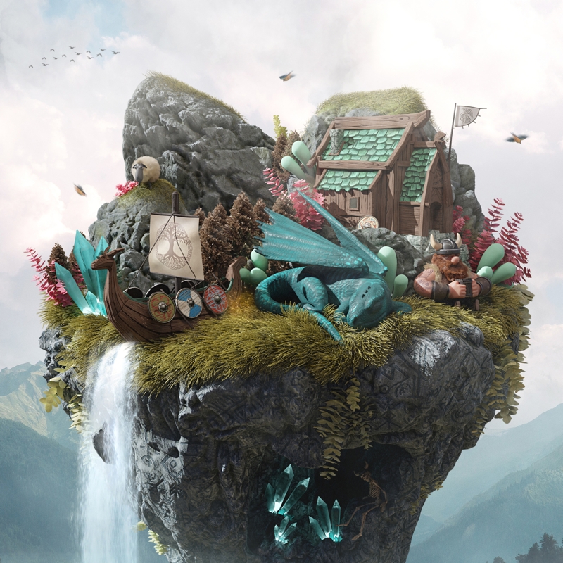 Floating Island Finished Projects Blender Artists Community