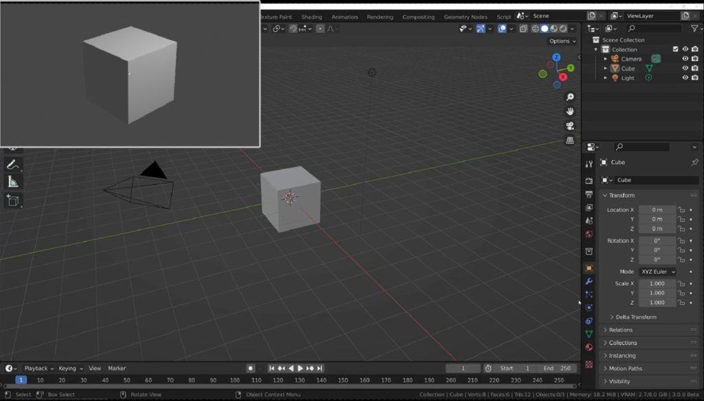 Creating An Overlay For Videos In Blender blender base camp