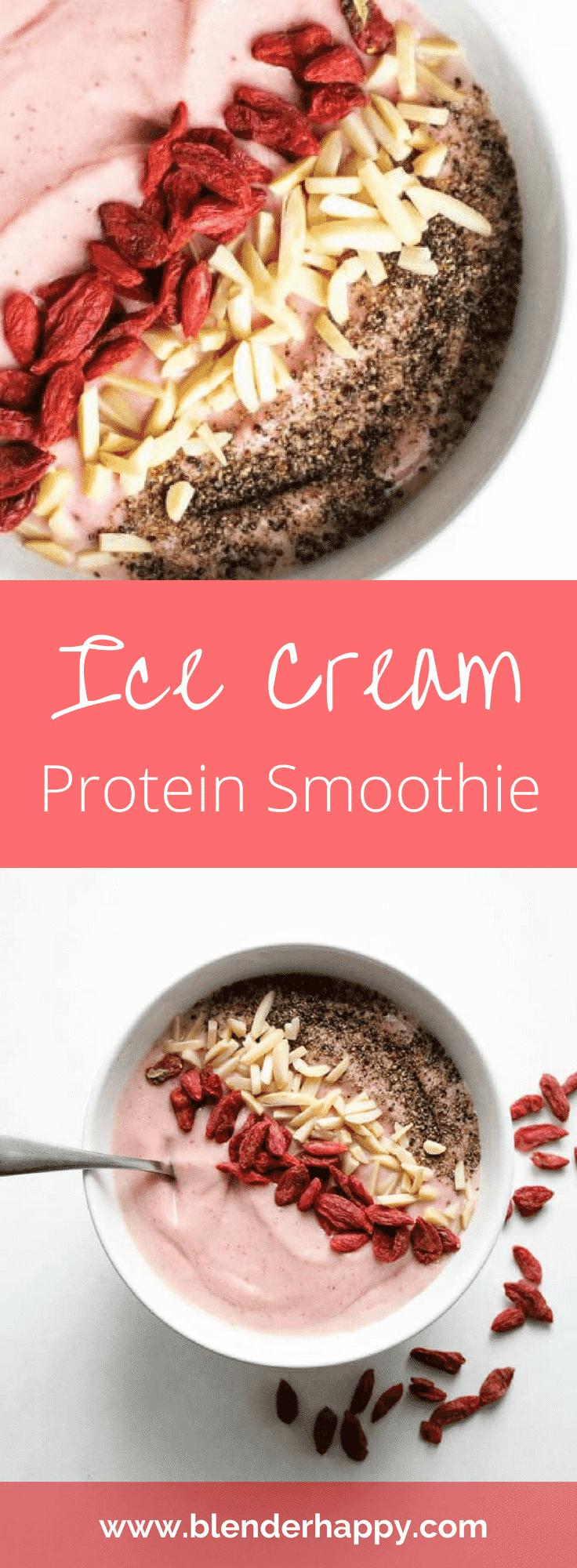 Ice Cream Protein Smoothie Bowl » Blender Happy