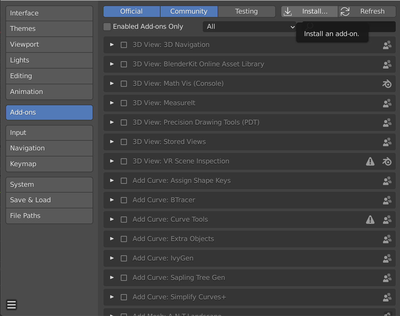 Install BlenderNC — blendernc 0.4.11 documentation