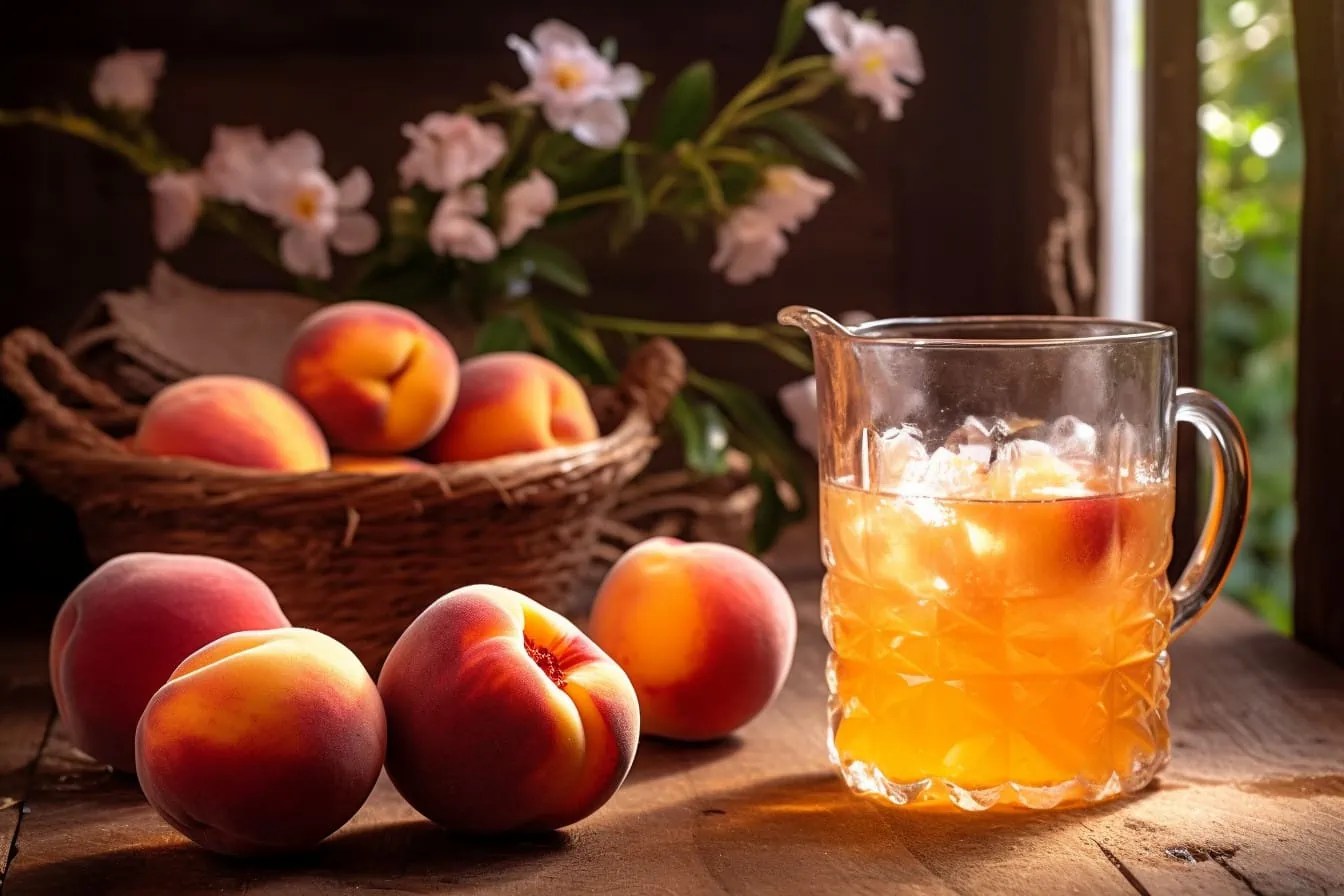 Refreshing Homemade Peach Brandy for Summer Delights Blend of Bites