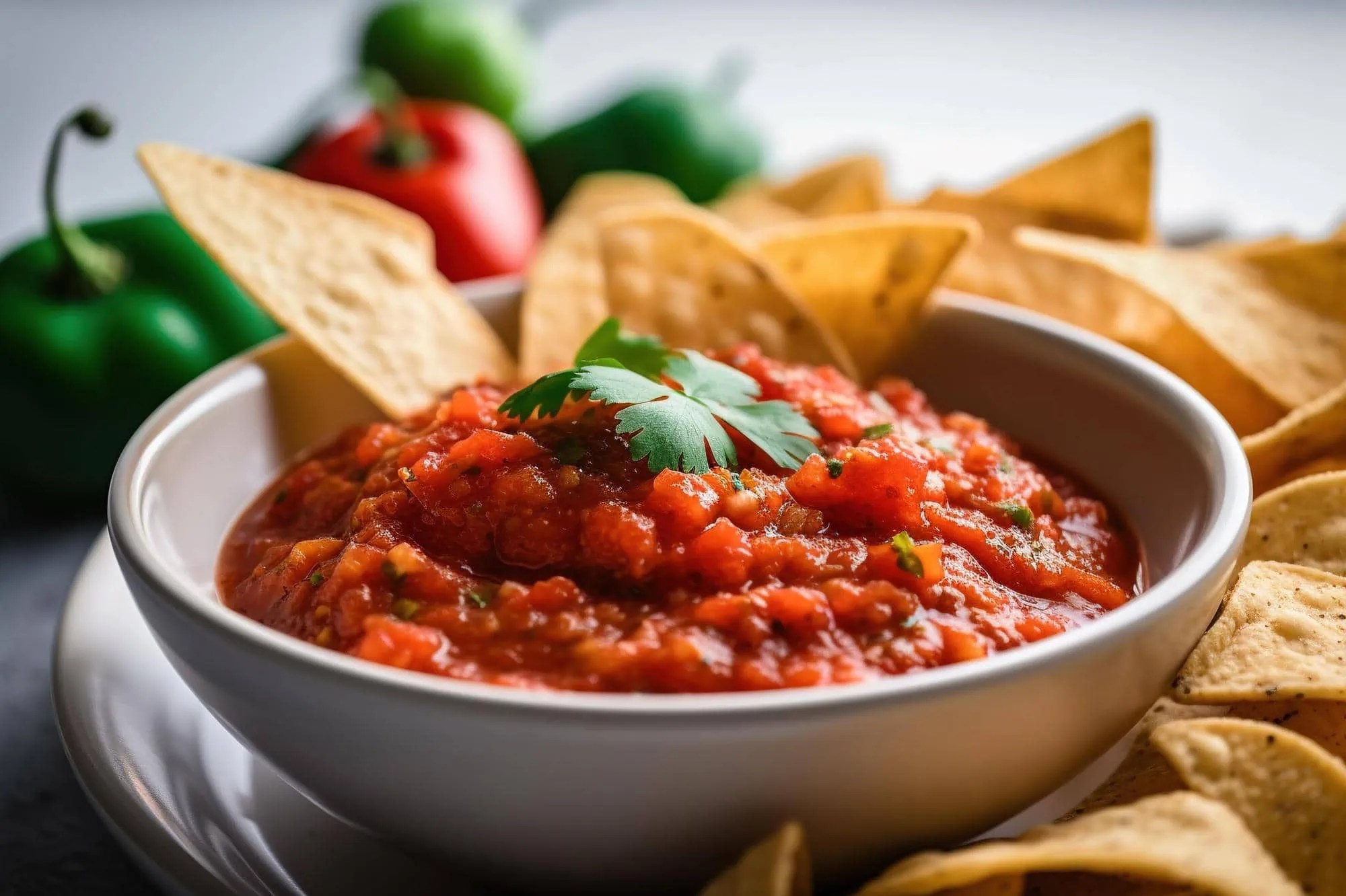 Fourth of July Salsa Recipe On the Border Delight with Fresh Tomatoes