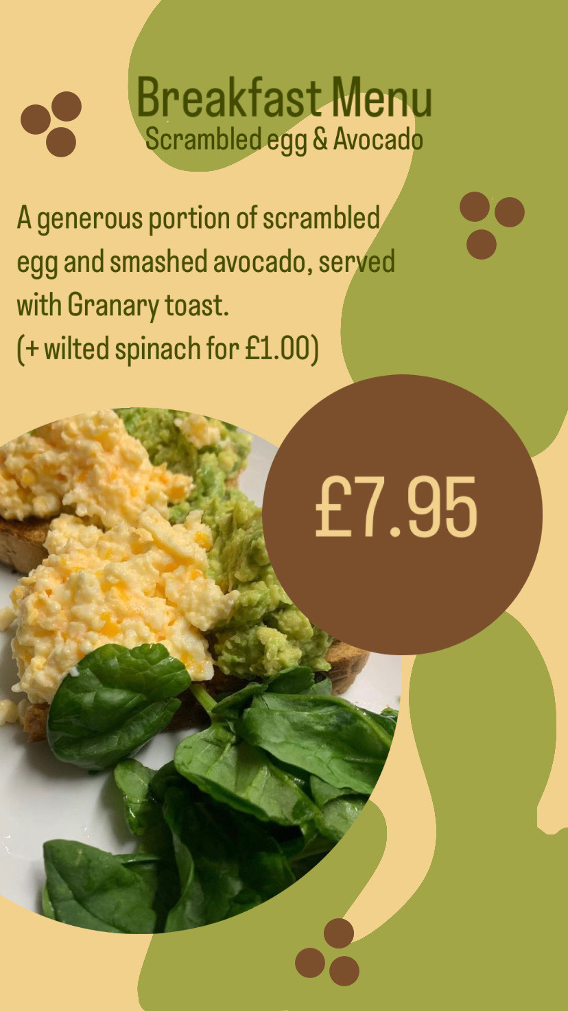 Breakfast Menu » Blends Coffee House