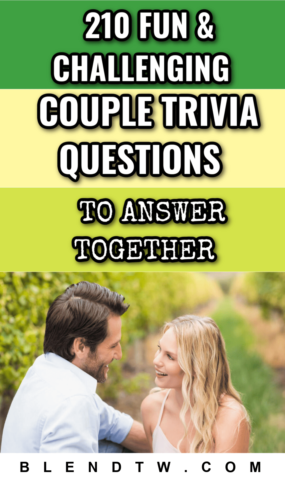 210+ Super Fun Couple Trivia Questions to Answer Together