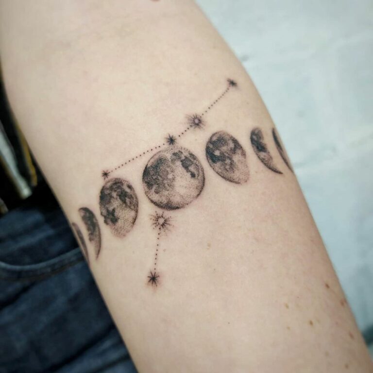 Mondphase Tattoo Bedeutung BlendUp Tattoo Zeichen