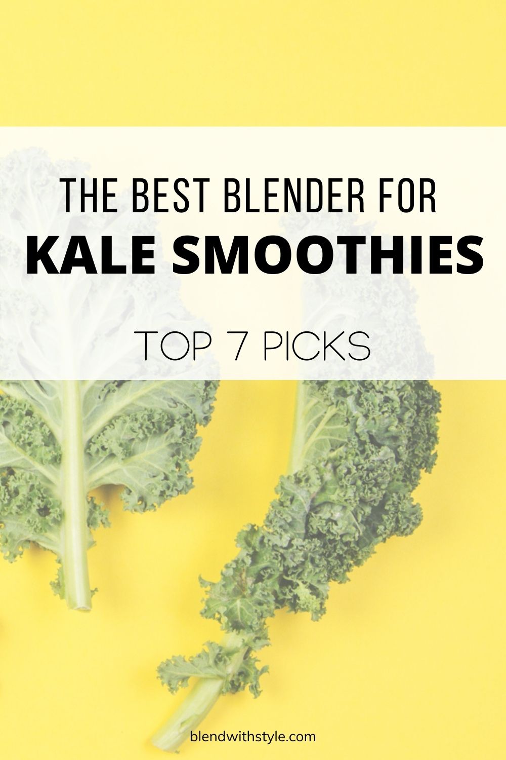 The Best Blender for Kale Smoothies in 2021 Blend with Style