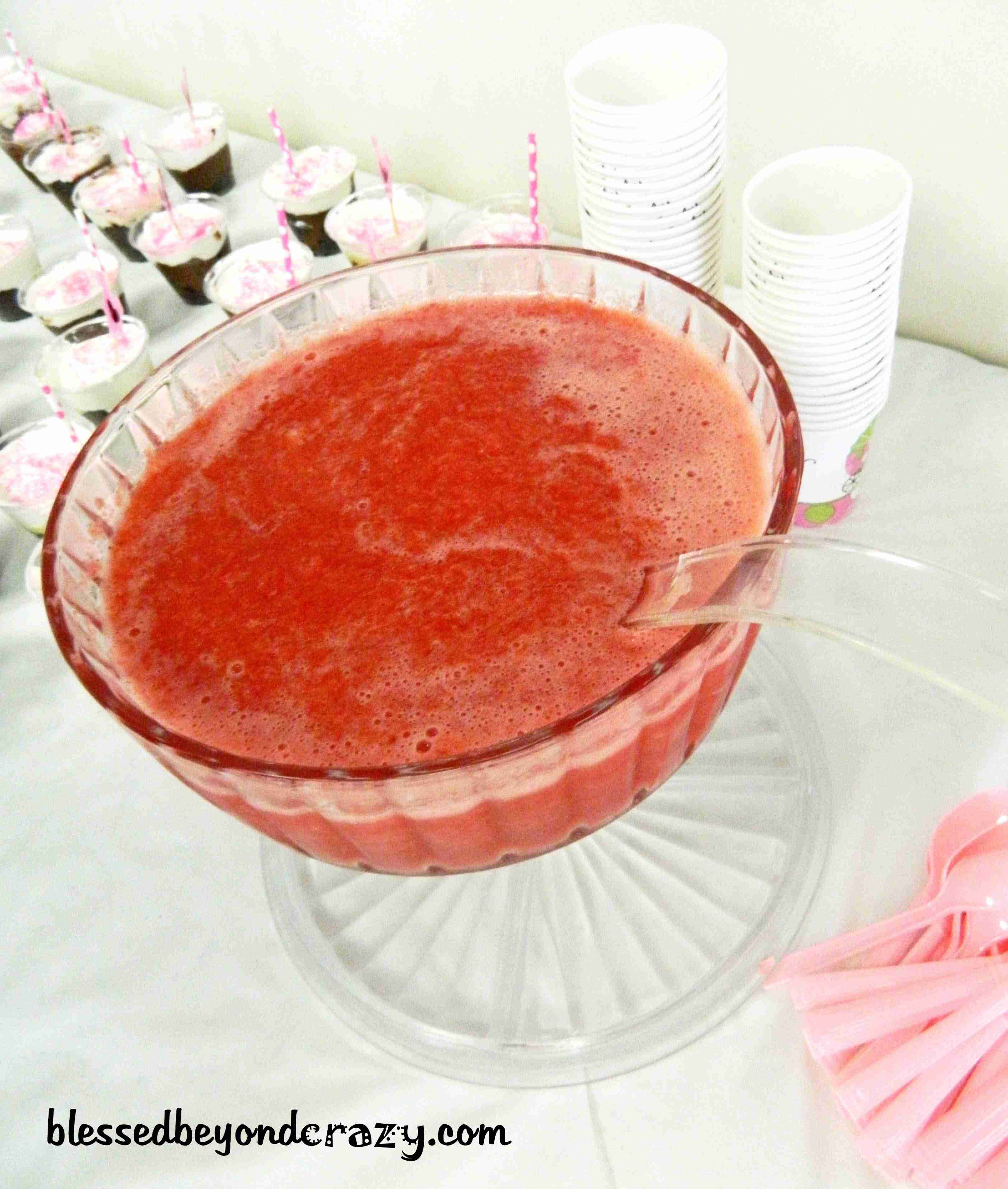 Fantastic Red Party Punch Blessed Beyond Crazy