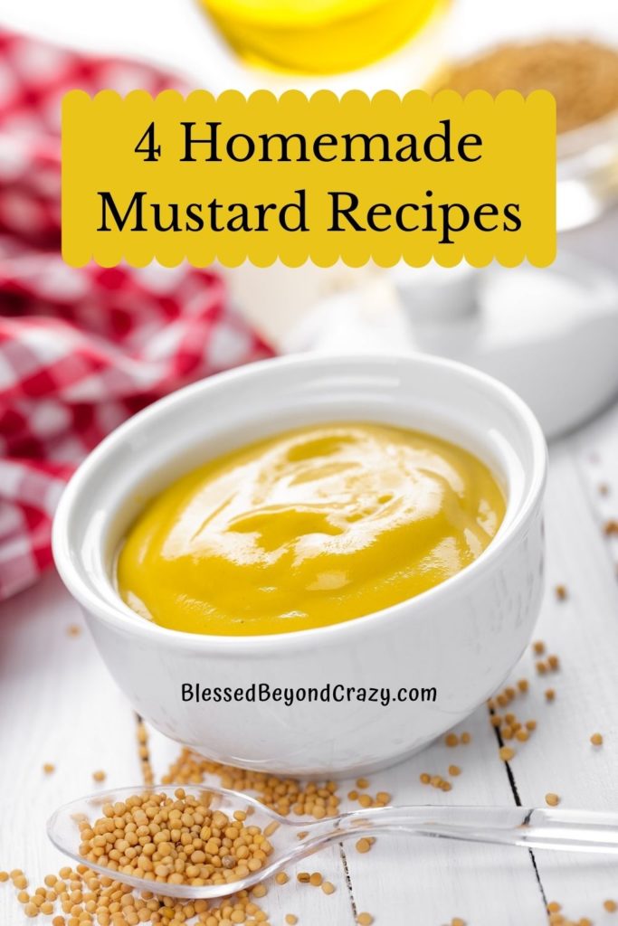 4 Homemade Mustard Recipes Blessed Beyond Crazy