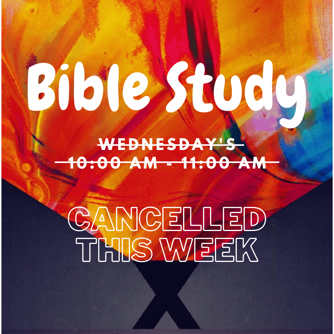 Bible Study Cancelled St. John Lutheran Church