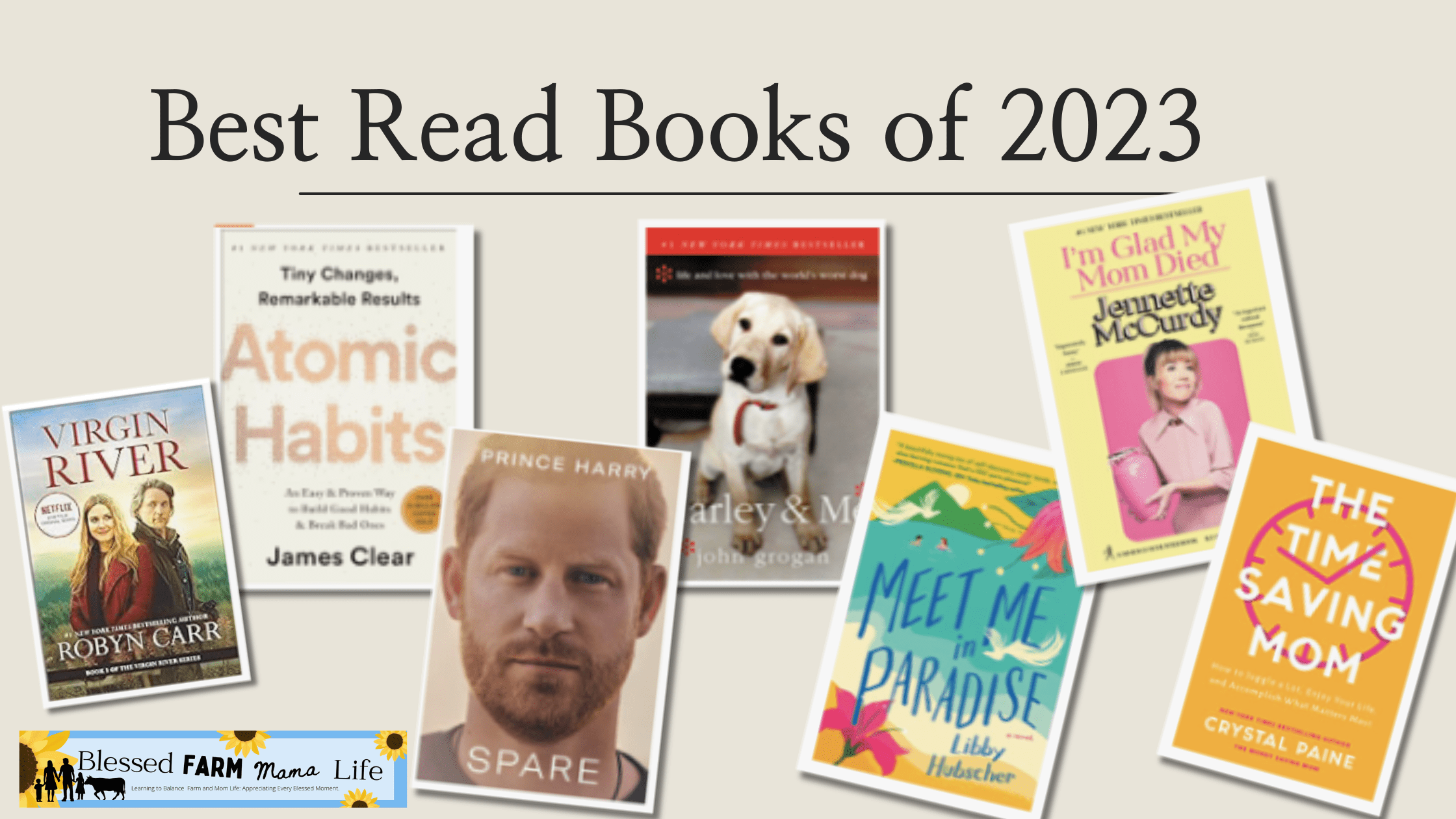 Best Read Books of 2023 Blessed Farm Mama Life