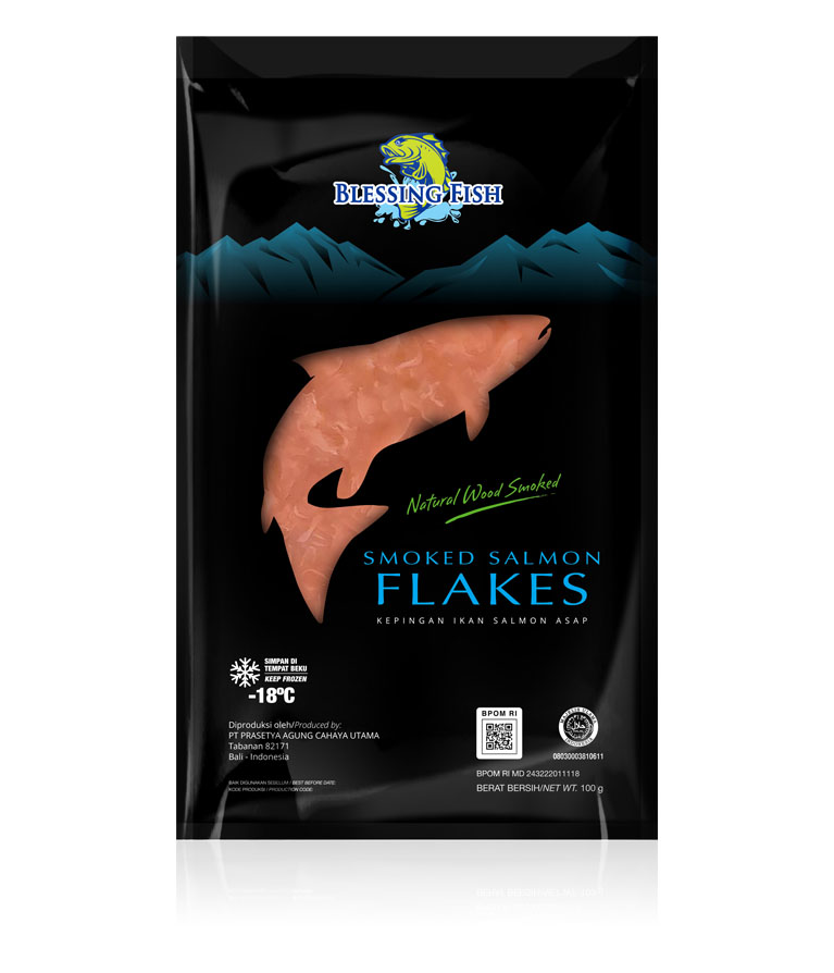 Blessing Fish® Smoked Salmon Flakes 100 g