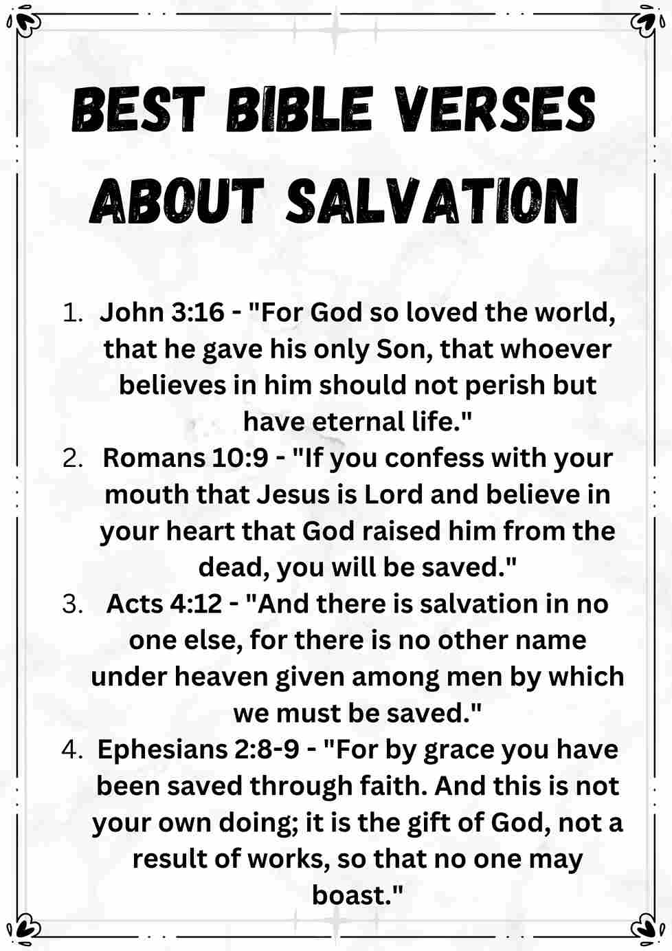 80+ Bible Verses About Salvation And Eternal Life † ️️ Daily