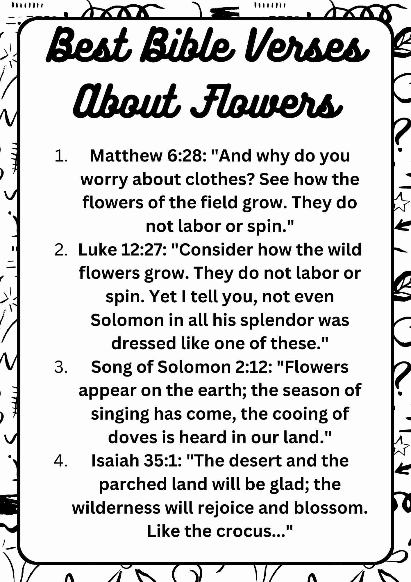100+ Bible Verses About Flowers [Blooming, Nature, Love] † ️️ Daily Blessings Prayer ️