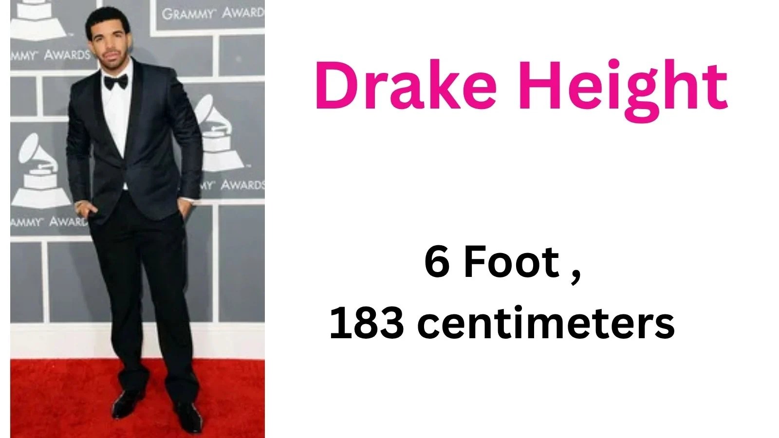 Drake Height Full Details with Comparisons