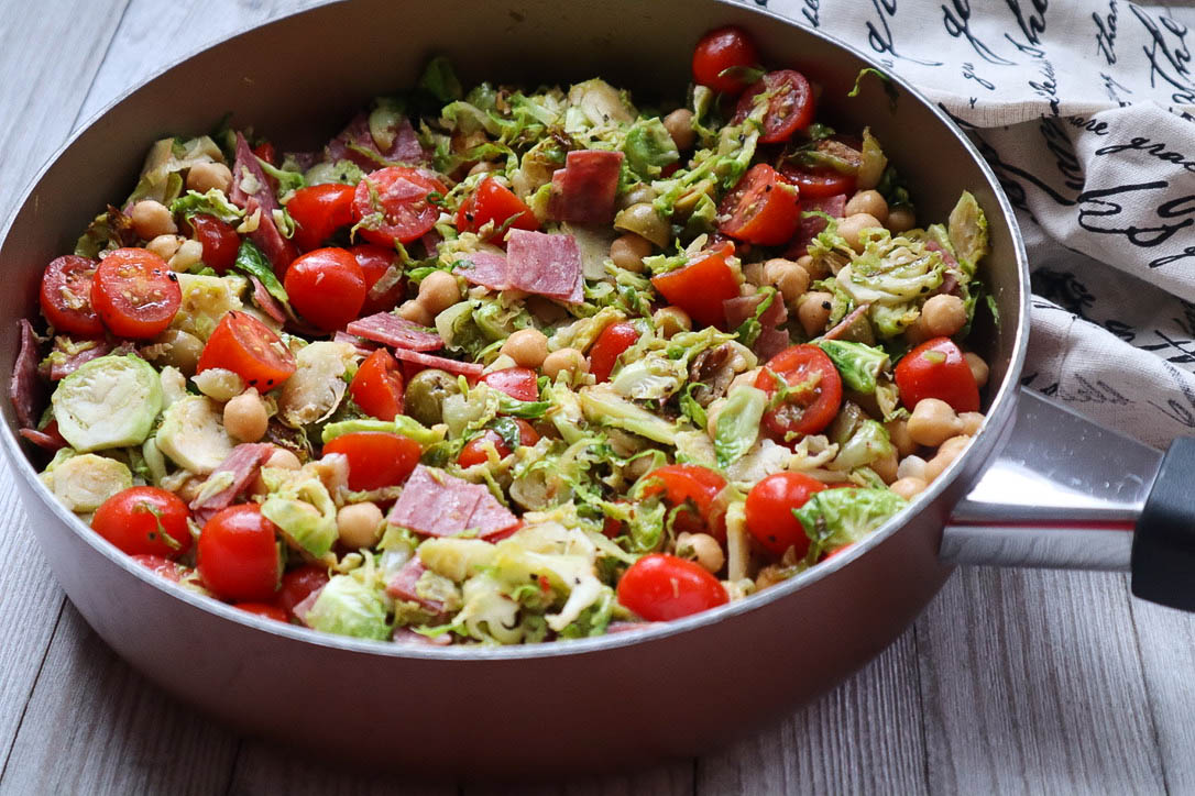 Sautéed Italian Brussel Sprout Salad Bless This Meal