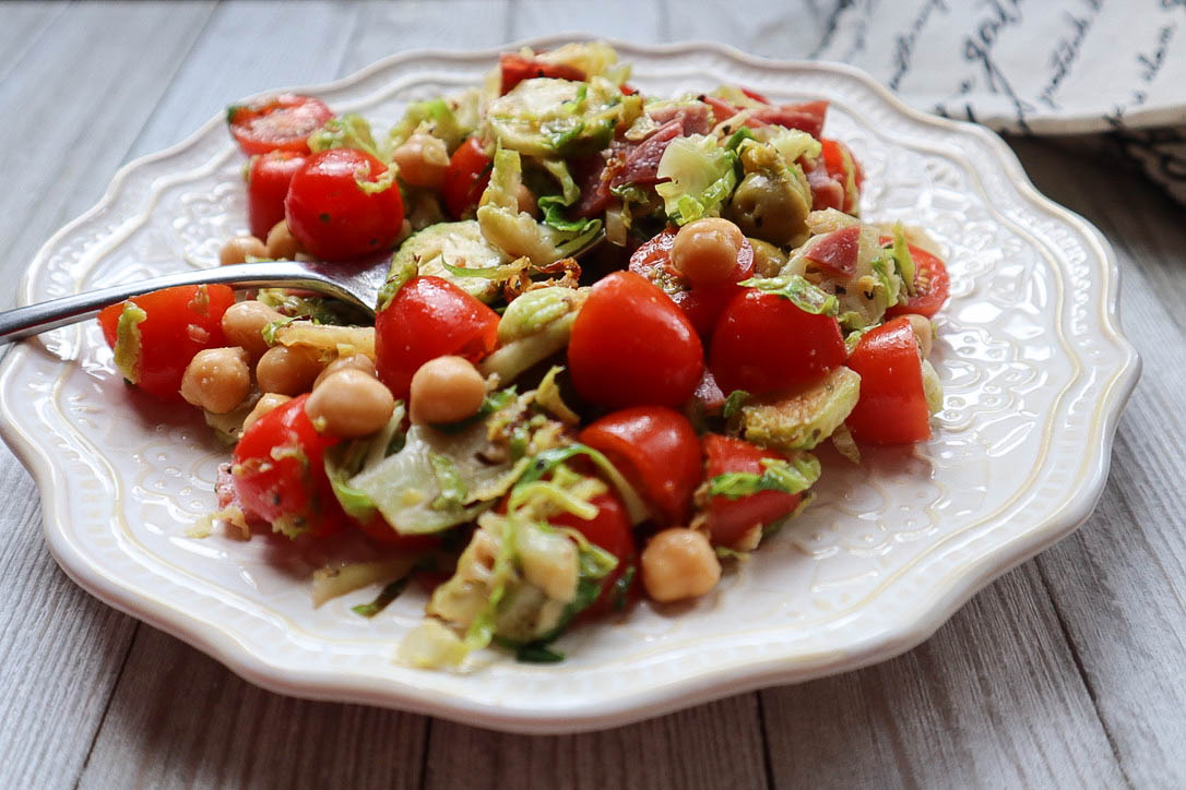 Sautéed Italian Brussel Sprout Salad Bless This Meal