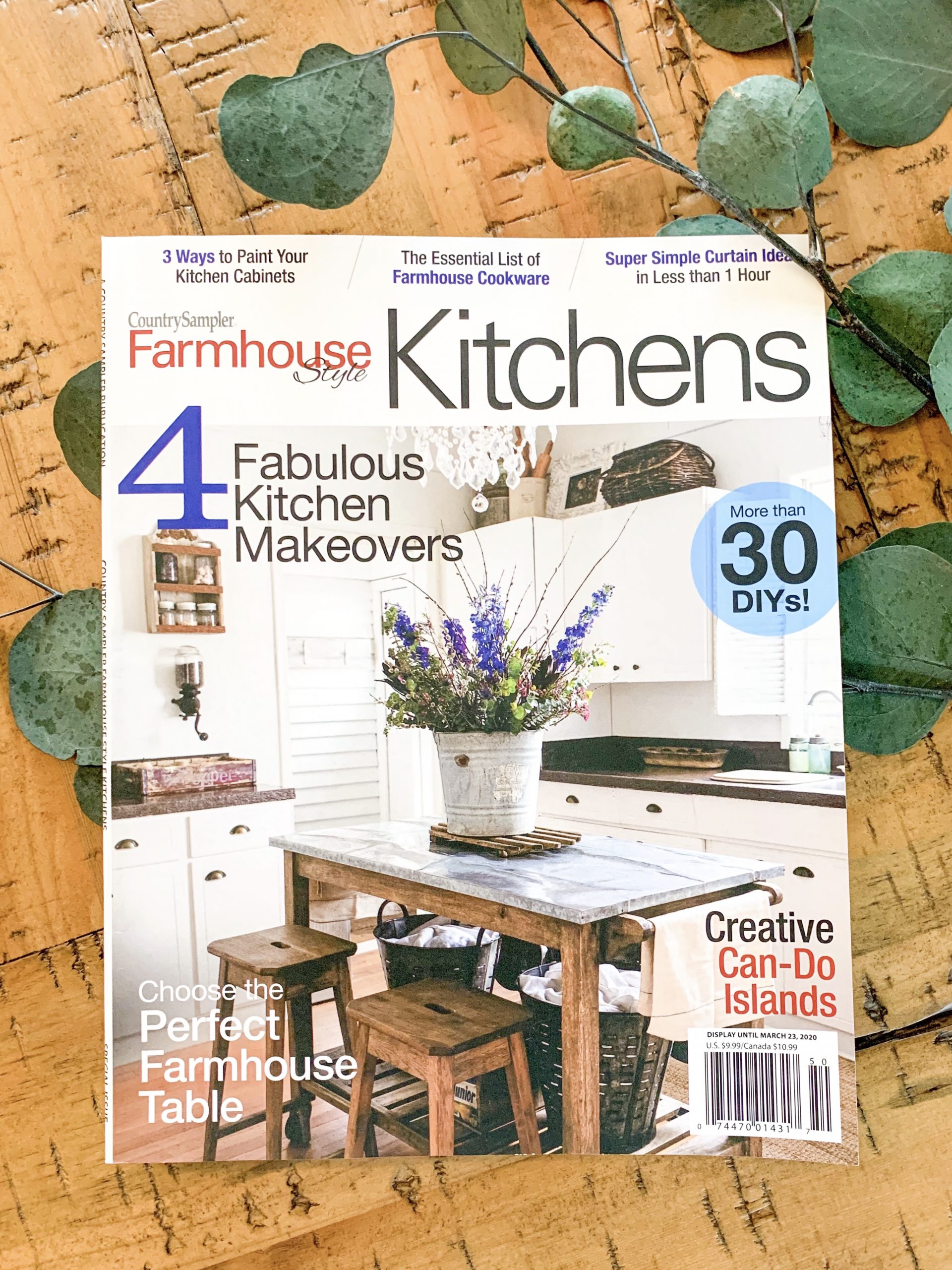 My Diy Burlap Sack Curtain Feature In Country Sampler Magazine