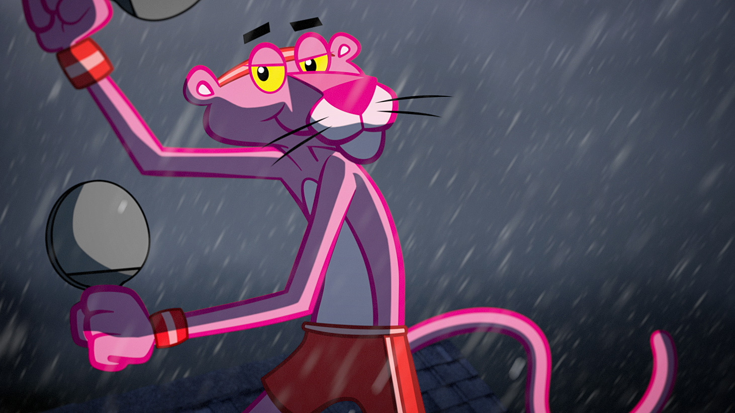 Pink Panther Cartoon Walking