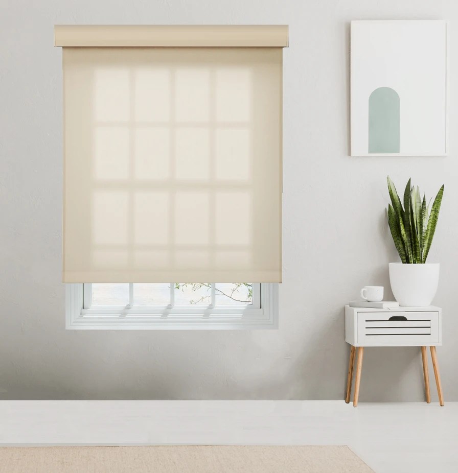 Exclusive Cordless 5 Solar Protection Roller Shade with Cassette