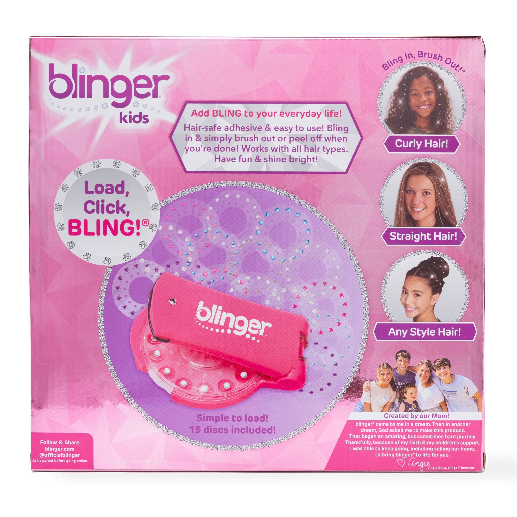 blinger® Hair Gems Bedazzle your Hair Safe for All Hair Types
