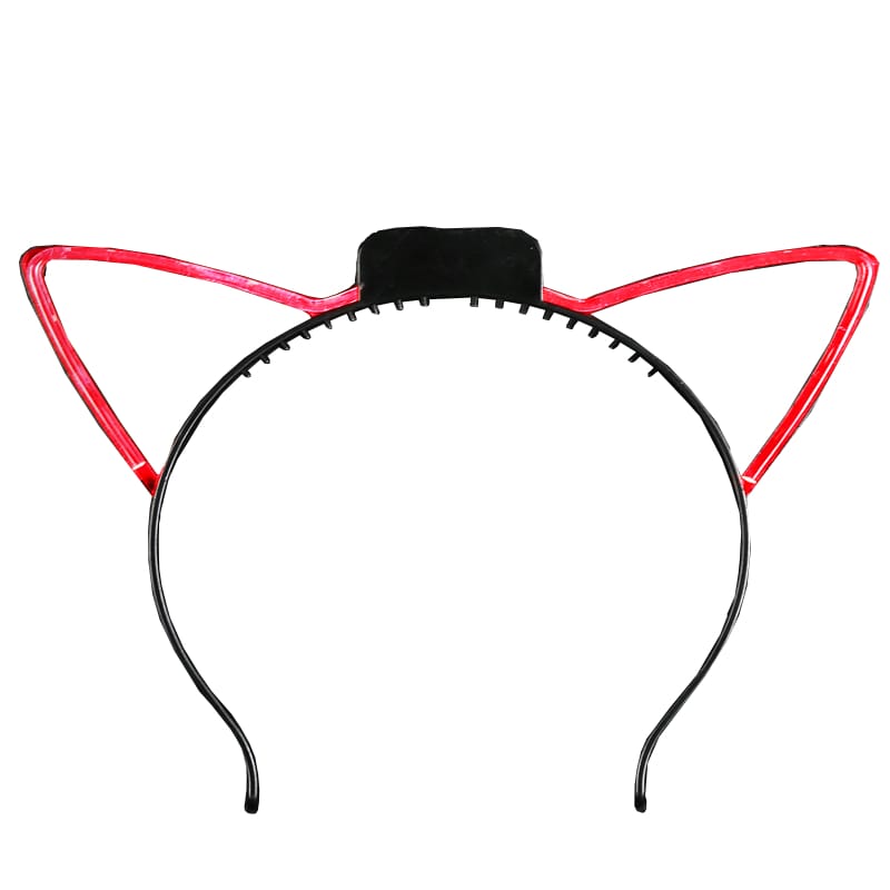 Assorted Light Up Cat Ears Headband Pack of 12 Best Glowing Party
