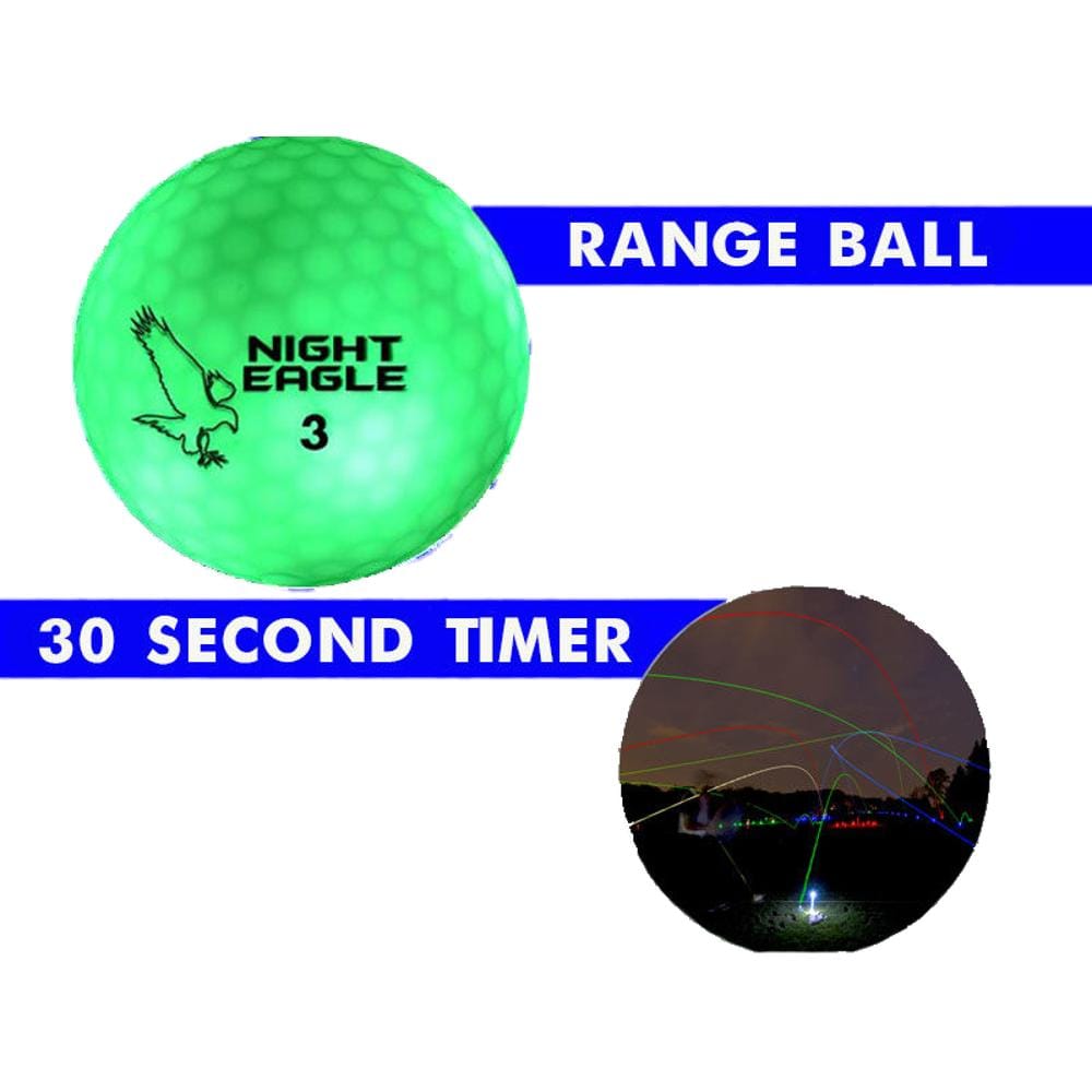 30 Second LED Golf Ball Pack of 24 Green Best Glowing Party Supplies