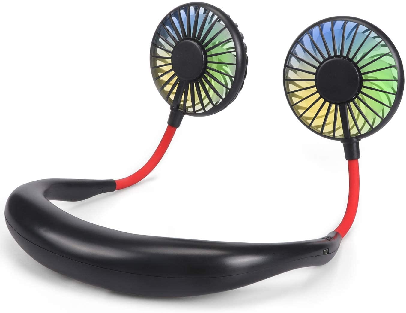 Light Up Rechargeable Sports Portable Lazy Travel Neck Fan Best