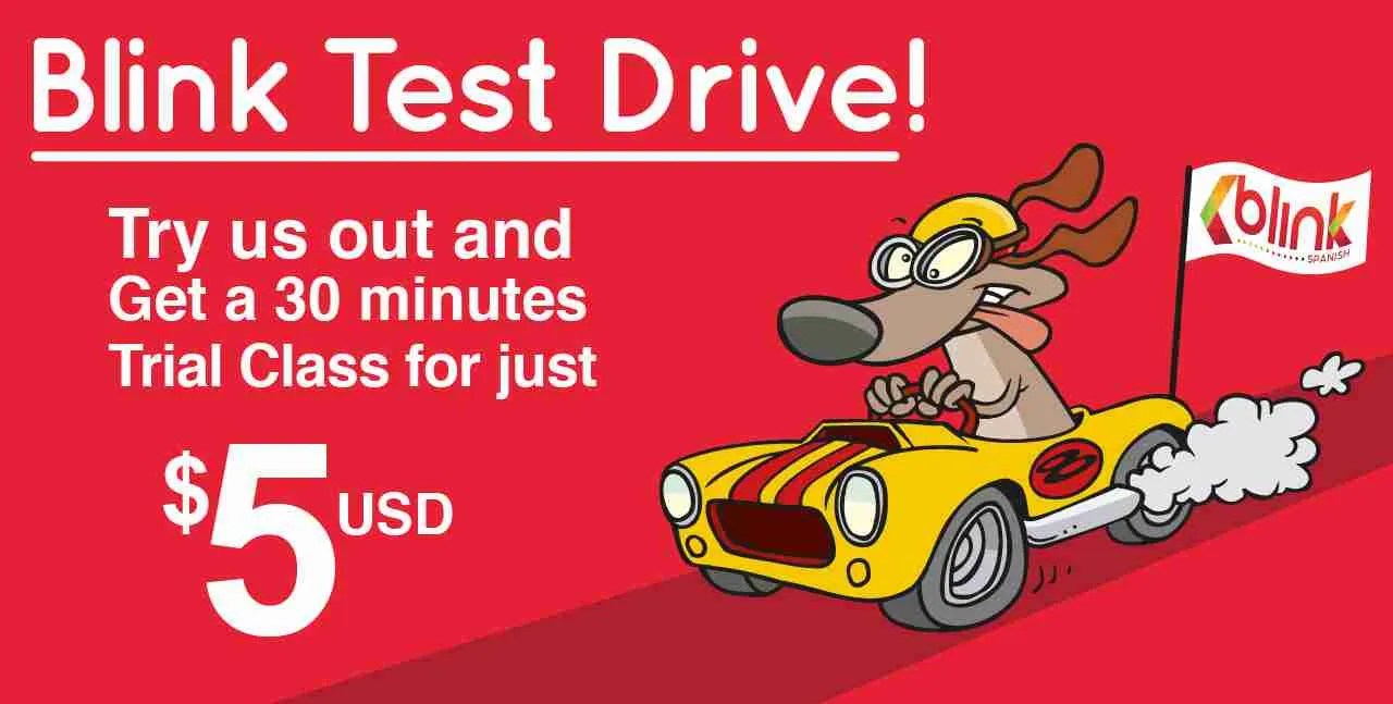 Online Trial Class Blink Spanish