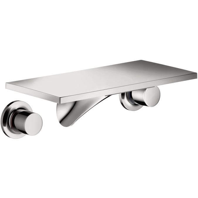 Hansgrohe Axor Massaud Wall Mounted Widespread Faucet Short