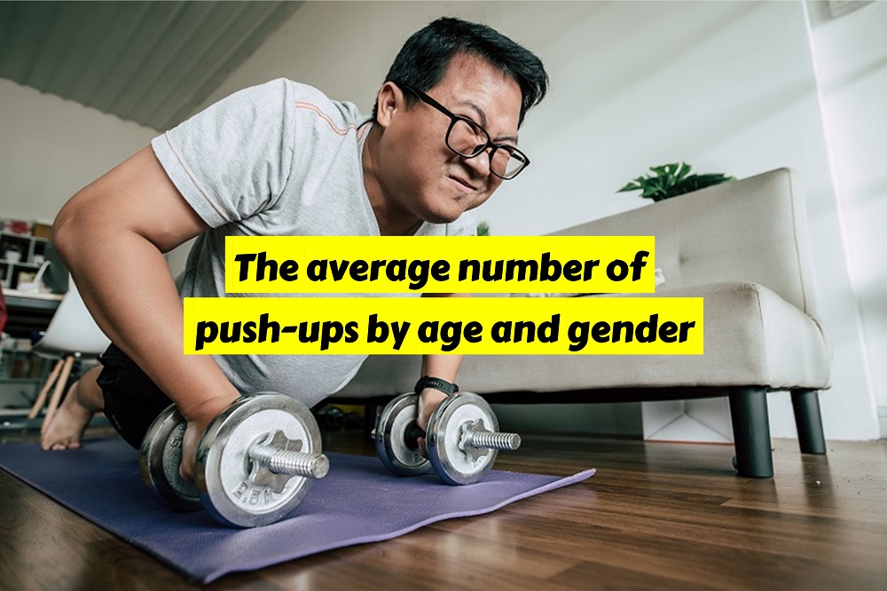 The average number of pushups by age and gender. How many can you do?