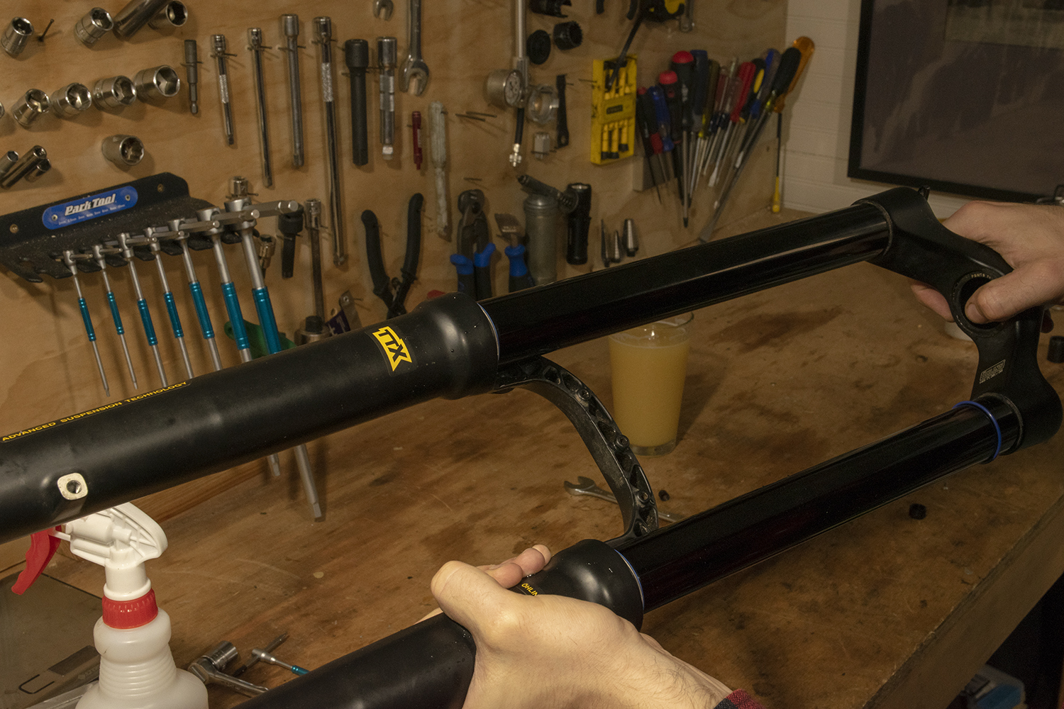 Tech Tip DIY Fork Lower Service Blister