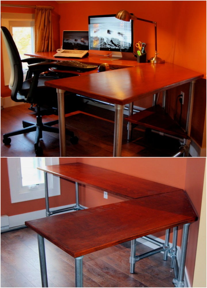 25 Homemade DIY Corner Desk Plans Easy To Build and Cheap