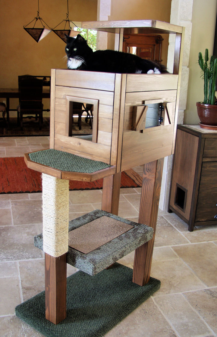 25 Free DIY Cat Tree Plans with Detailed Instructions Blitsy