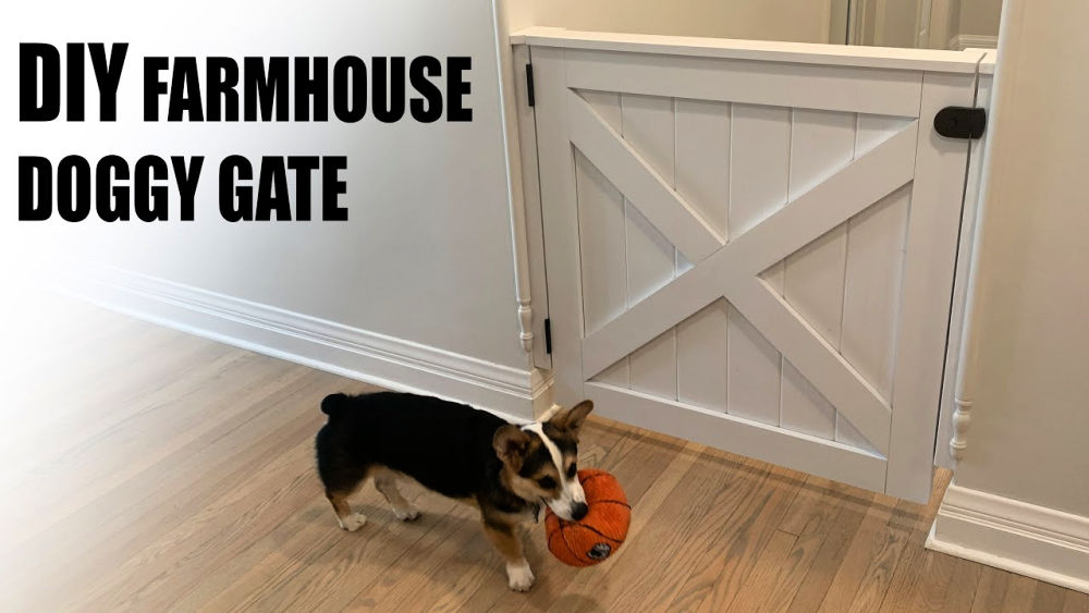 25 DIY Dog Gate Ideas and Plans Install Easy DIY Pet Gate