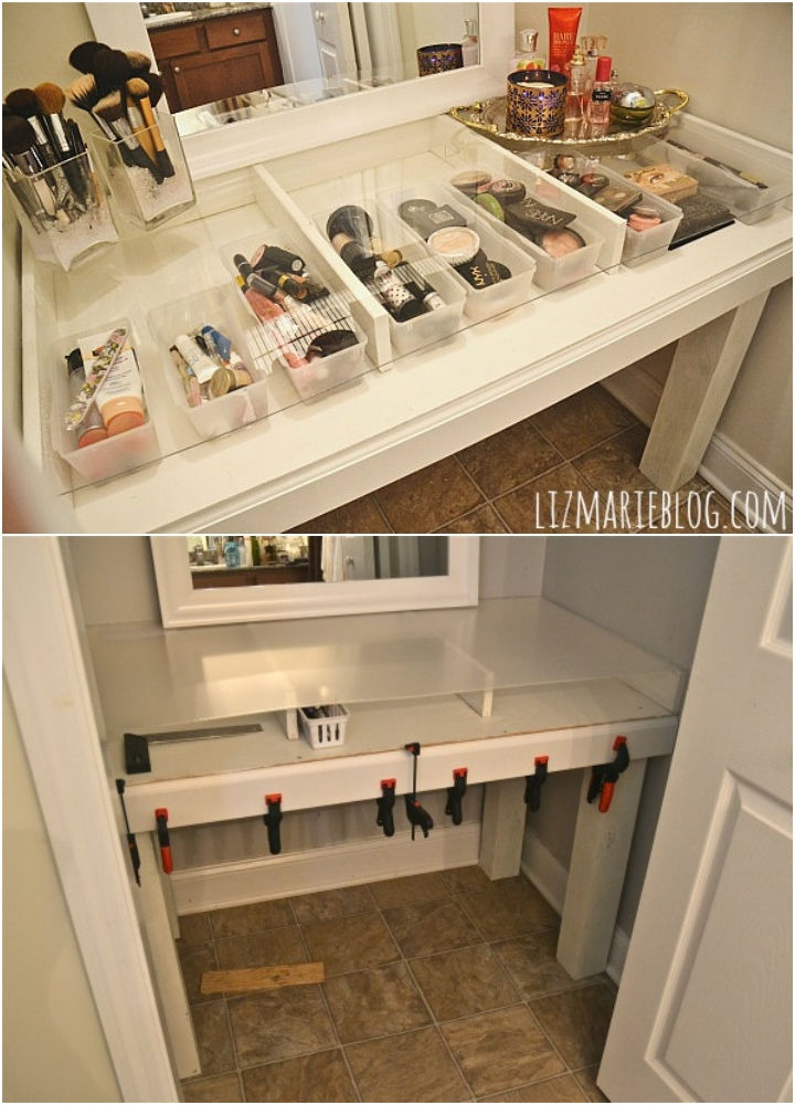 25 Homemade DIY Makeup Vanity Plans DIY Vanity Table Ideas
