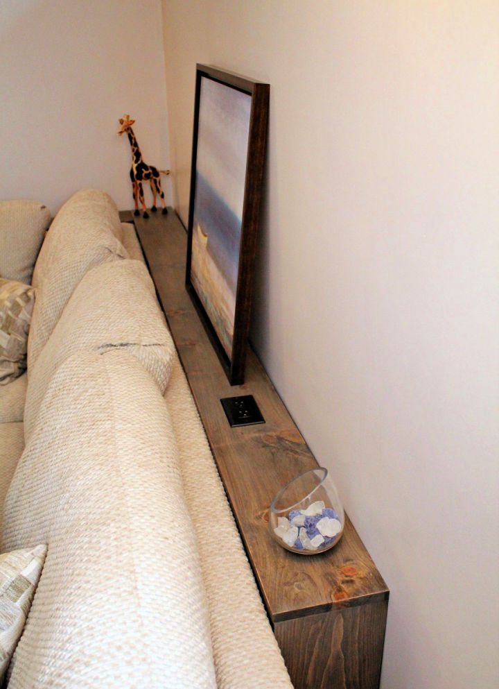 25 DIY Sofa Table Plans to Build your own Behind Couch Table