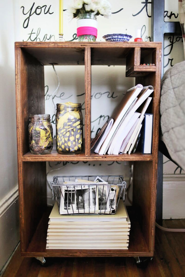 25 Cheap DIY Bedside Table Plans and Ideas Blitsy