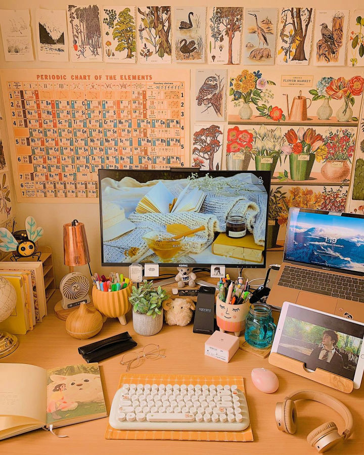 25 Unique Desk Decor Ideas for Home Office and Work Desk